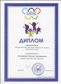 Диплом организатора 10 Всероссийского конкурса по дизайну "Воздушный шар"